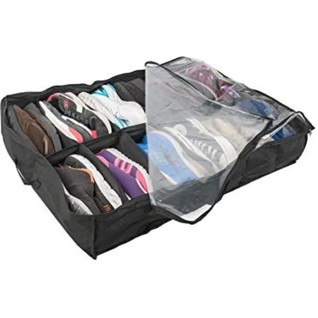 Solacis Schoenen Opbergsysteem - Schoenen Organizer - Schoenenbox - Schoenen Opbergen - Must Have In Huis! Zwart