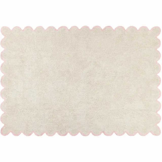 Loberon Vloerkleed Fenvara crème/roze