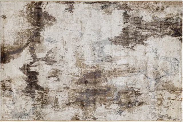 PTMD Mirle Dark Brown Antique Carpet Rectangle S Bruin