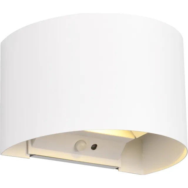 RL LIVE YOUR LIGHT REALITY TALENT - Wandlamp - Wit mat - incl. 2x SMD 1W - Oplaadbaar - Draadloos - Beweginssensor - Schemeringssensor - Accuvoeding - Buitenverlichting - IP44
