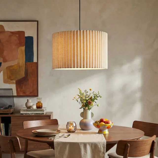 NOUS Living hanglamp Koko (Ø45x120 cm) Crème