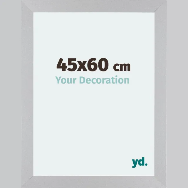 yd. Your Decoration - Fotolijst 45x60 cm - MDF - Zilver Mat - Mura
