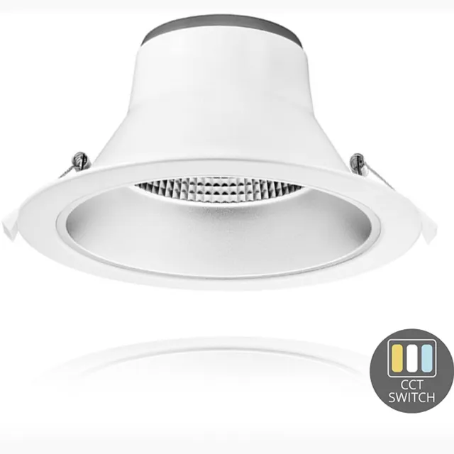 Bright Choice LED Downlight met Reflector - 15W - Ø195 mm - CCT-Switch - Wit - 5 jaar garantie