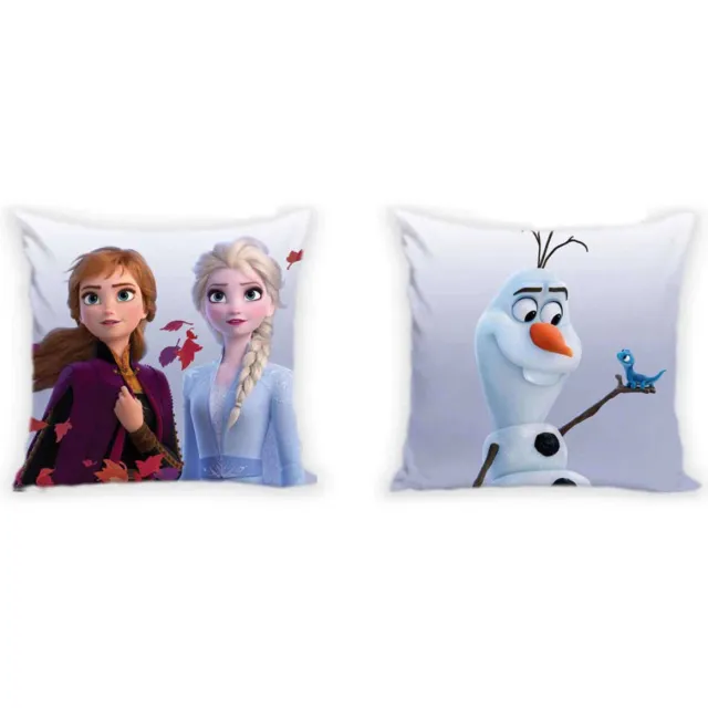Disney Frozen 40x40 cm fluwelen kussenhoes Blauw
