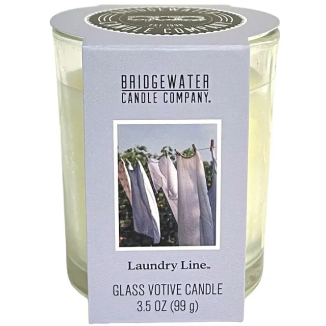 Bridgewater Glas votief kaars Laundry Line
