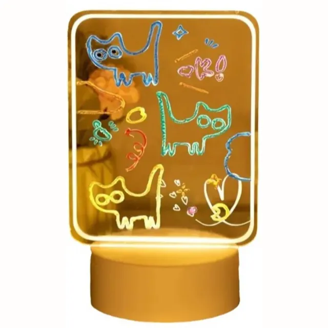 Daity USB-aangedreven LED-nachtlampje met prikbord - warm lichtontwerp, hartvormig patroon met stylus inbegrepen - perfect voor slaapkamersfeerdecoratie en cadeaus voor Moederdag, Vaderdag, verjaardagen, enz., compatibel met laptops USB-poort elektro wit