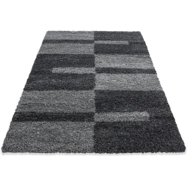 Muratap Tapijtenloods Gala Shaggy vloerkleed Grijs Hoogpolig- 120x170 CM