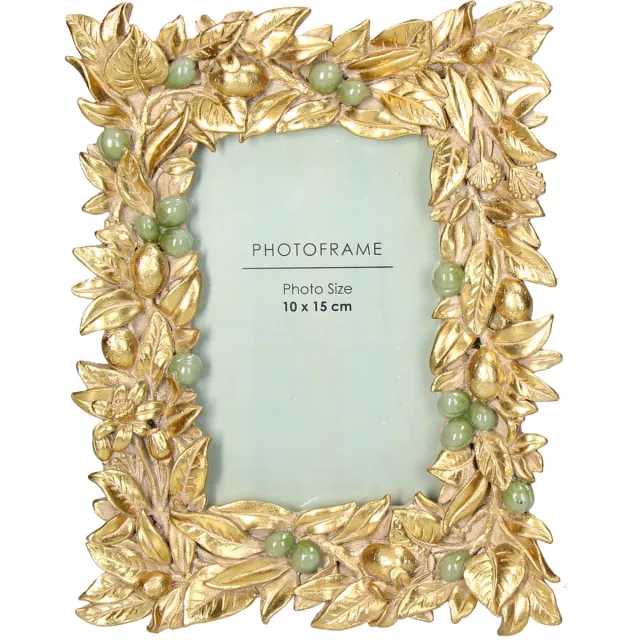 HD Collection Fotolijst Olijven Polyresin 10x15cm Goud
