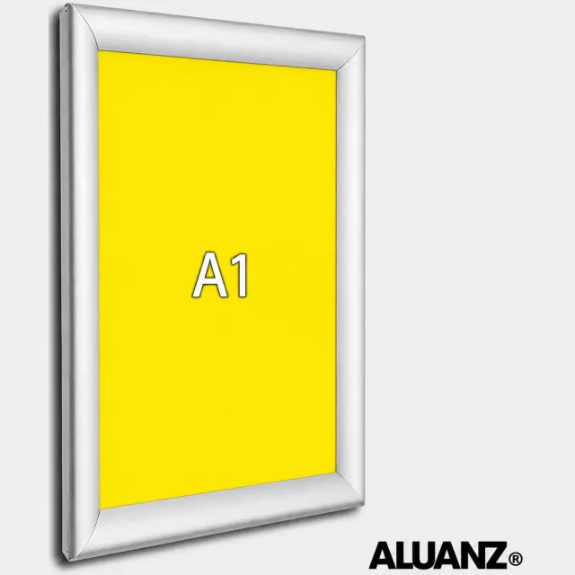 Aluanz Kliklijst Zilver A1 Aluminium - Wissellijst - Posterlijst - Fotolijst - Inclusief Beschermfolie