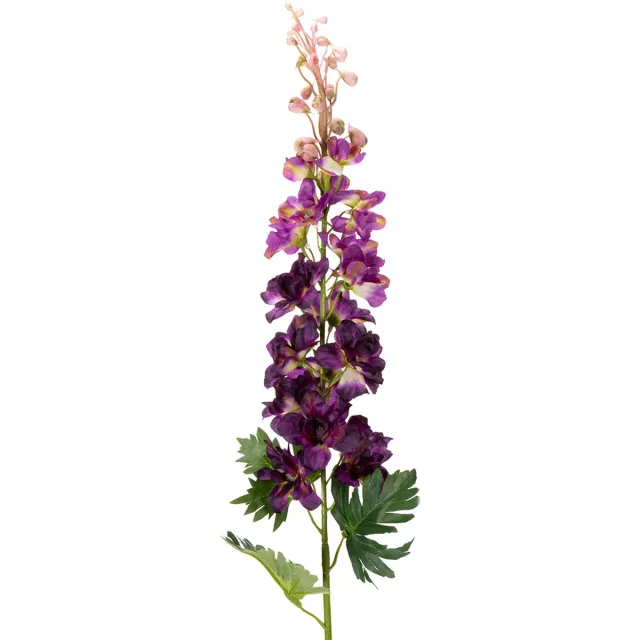 Viana Decoratieve delphinium als kunstbloem voor stijlvolle bloemaccenten, 7 Paars