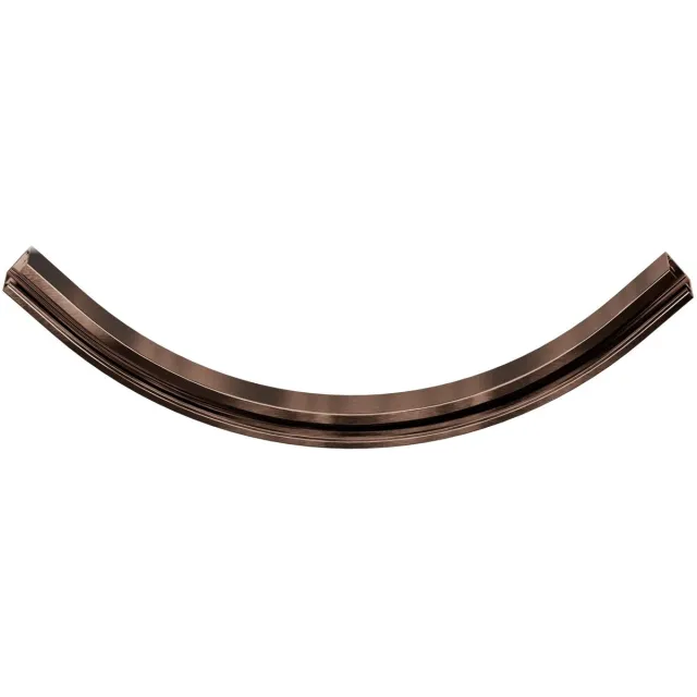 Fantasia Micro Line buitenbocht-connector voor mini 1-fase railsysteem, afwerking brushed bronze, Premium collectie Brons