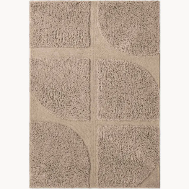 Ted Baker Handgetuft hoogpolig vloerkleed Jasper Beige