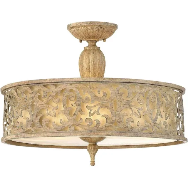 Steady Lighting Plafondlamp - Steady Lighting - Metaal- E27 - L: 52.1cm - Voor Binnen - Woonkamer - Eetkamer - Champagne