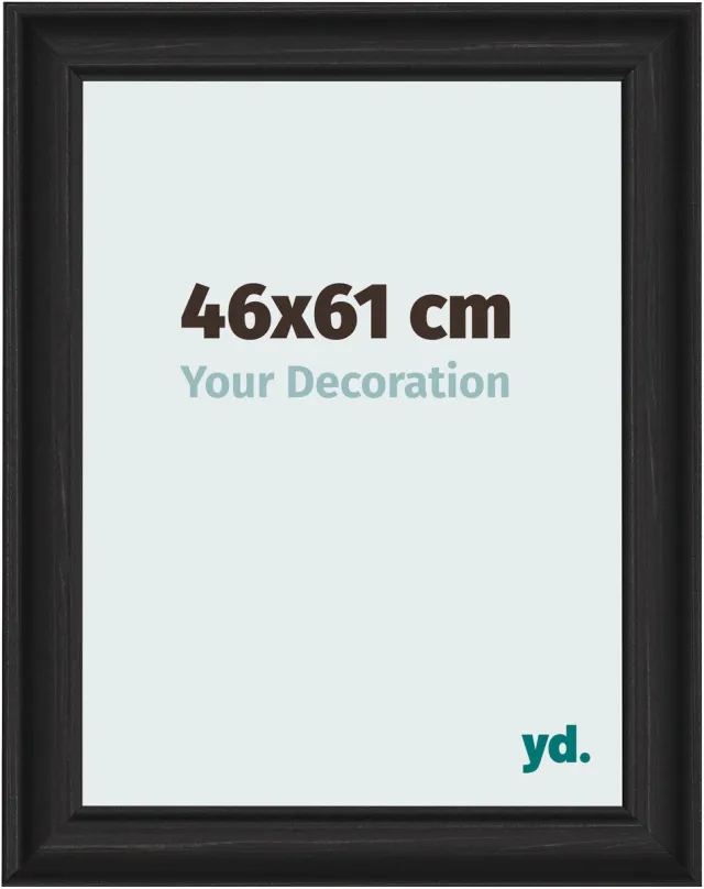 yd. Your Decoration - Fotolijst 46x61 cm - MDF - Zwart Houtnerf - Lazio
