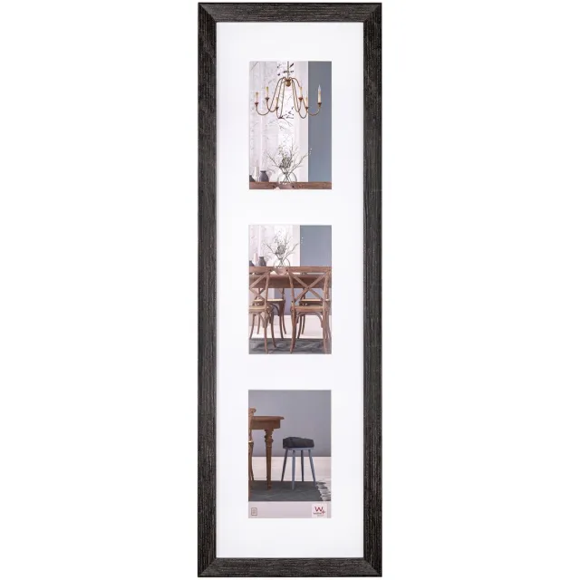 Walther Fiorito - MDF Houten lijst - Fotoformaat 3X10x15 cm - Donkergrijs