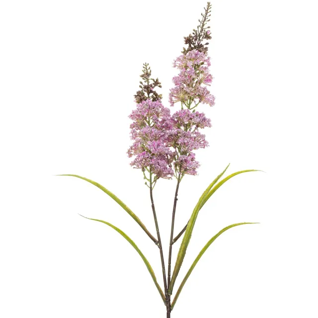Viana Kunstmatige ridderspoorbloem decoratie, moderne woonstijl, 100 cm roze