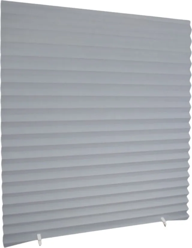 Redi Shade Plisse Gordijn Redi Shade 65% verduisterend grijs 91 x 182 cm | Tijdelijke Raamdecoratie | Goedkope Raambekleding Grijs verduisterend