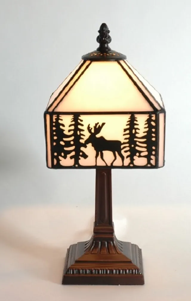 Arcade AL0006 - Tiffany lamp - bureaulamp Groen