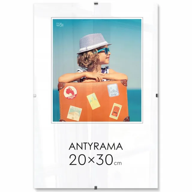 Nice Wall Antyrama 20x30 cm - Fotolijst met Plexiglas en HDF Silver