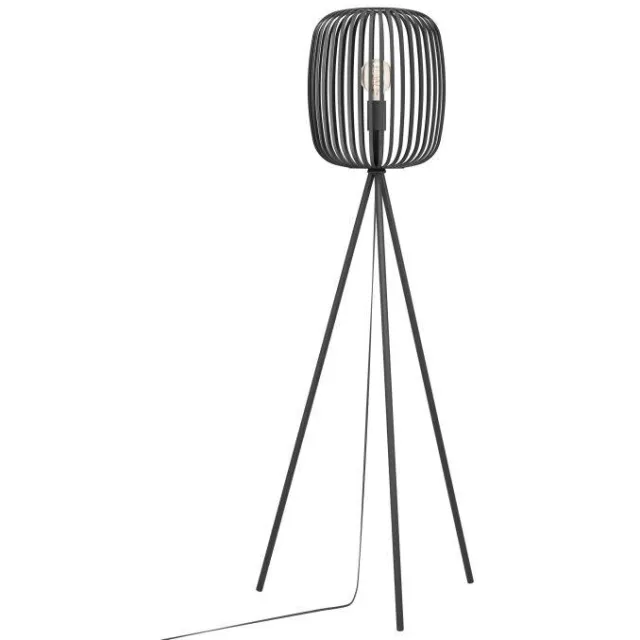 EGLO Romazzina Vloerlamp - E27 - 140 cm - Zwart Zwart;