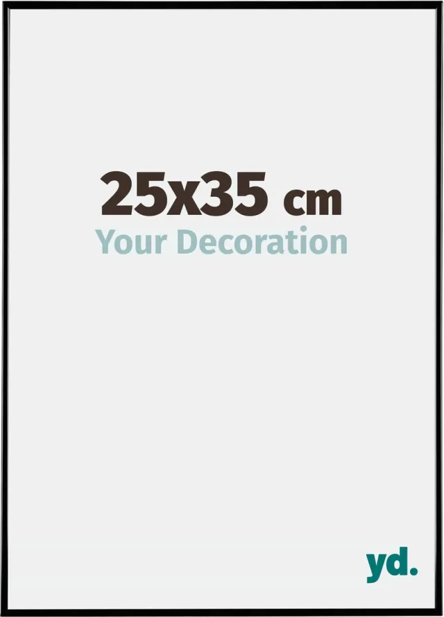 yd. Your Decoration - Fotolijst 25x35 cm - Kunststof - Zwart Hoogglans - Evry