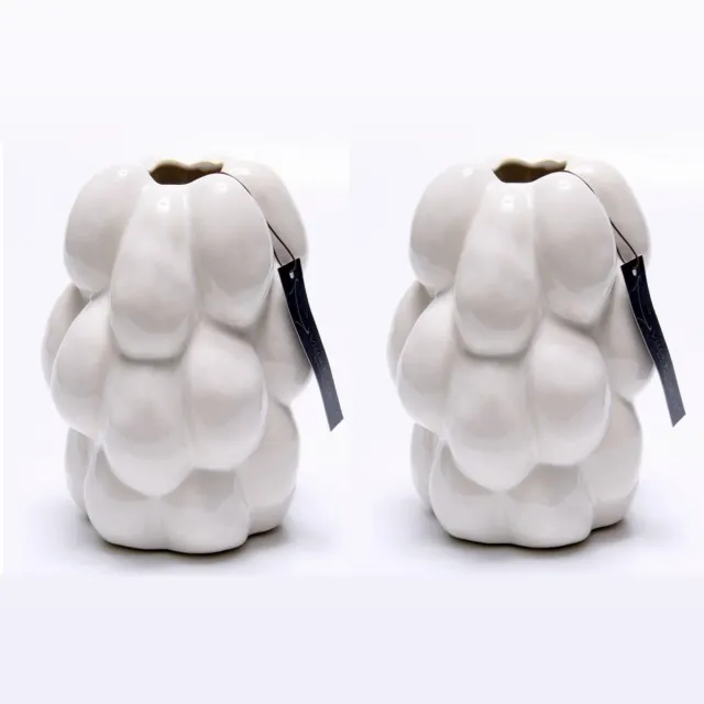 Villa Pottery Vaas - Villa Pottery - Decoratie - Woondecoratie - Keramiek - Berber 5 White Wit