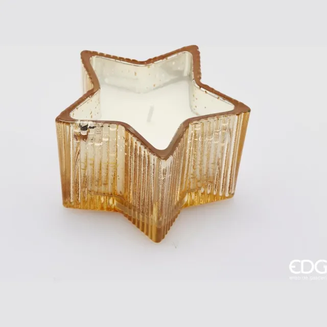 Enzo De gasperi - EDG Enzo De Gasperi - Geurkaars Ster Amber H6,5 D10,5 wit