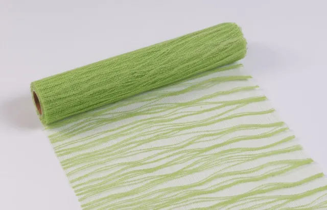 2LIF Wave Tafelband groen 26cmx20mtr (rolled)