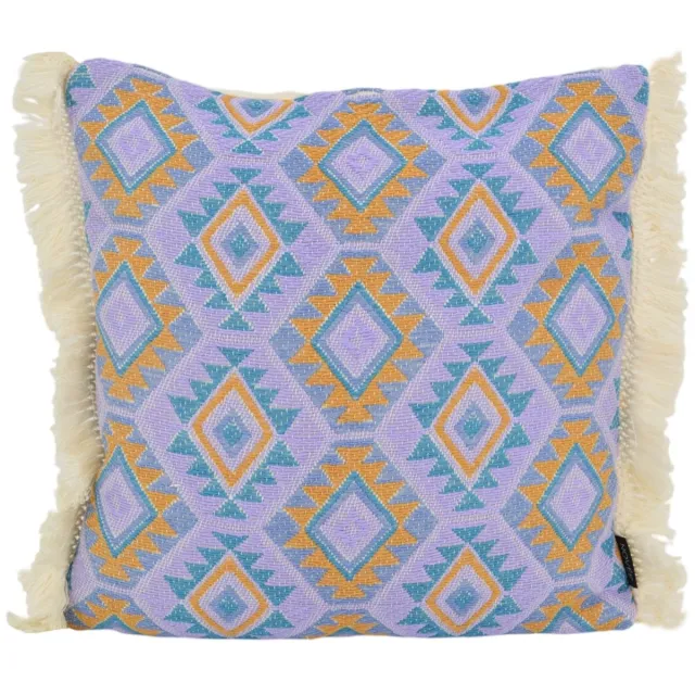 NOVÉE Aztec Purple Kussenhoes | 45 x 45 cm | Katoen/Linnen paars 45x45