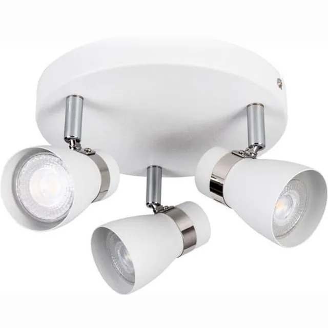 Kanlux ENALI 3- rond - wandlamp - plafondlamp spot - incl LED - wit