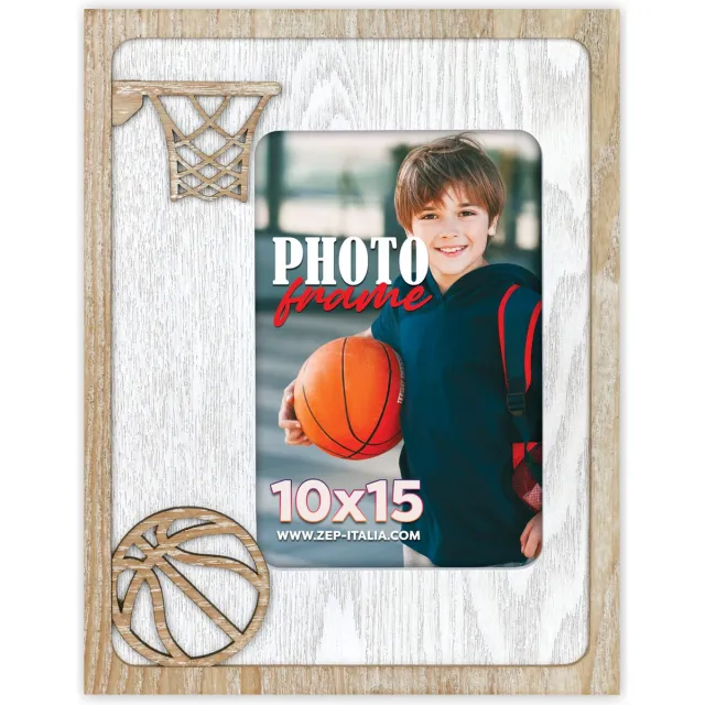 Zep Houten Fotolijst Basketbal Jordan Bruin voor foto 10x15 - PN9546