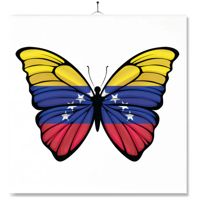MC Living Tegel Met Opdruk | Vlinder | Vlag | Venezuela Multi-Color