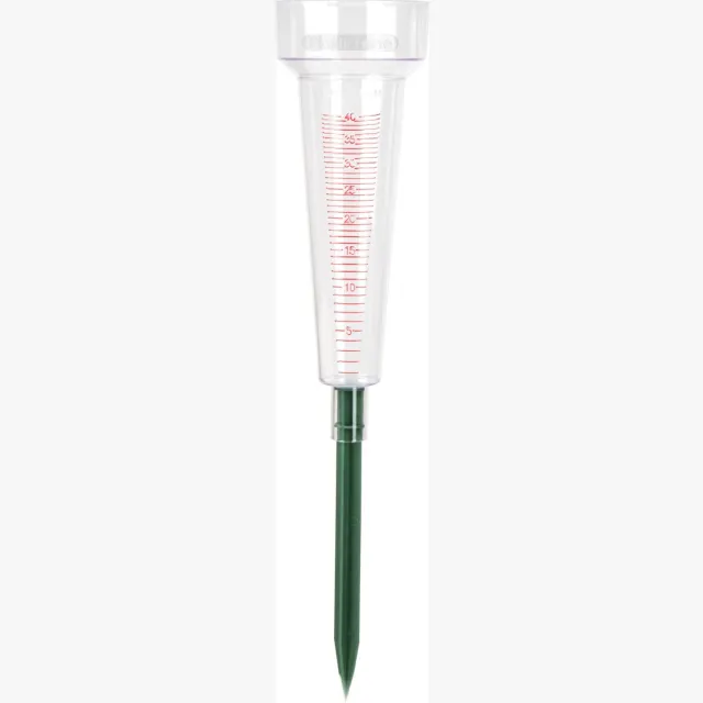 PLASTICFORTE Regenmeter op stok - 37 cm - kunststof - Max 40 Liter per m2