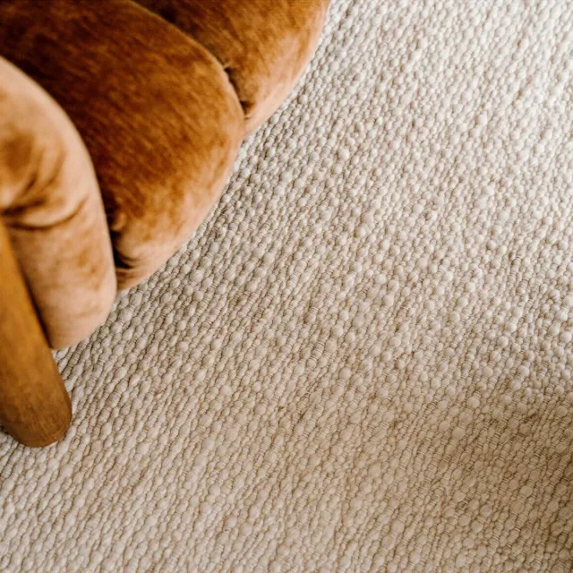 MrCarpet Wollen vloerkleed Beige Gemeleerd Pebble 160x230cm Mrcarpet