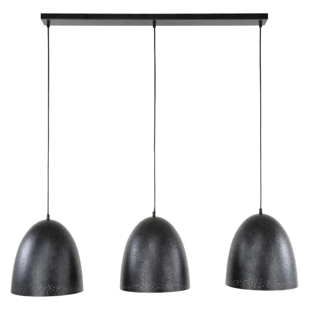 Nest of Nora Hanglamp 3-lichts - Plafondlamp modern - Charcoal Donkergrijs
