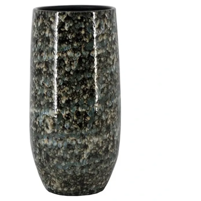Floran Vaas bejo d20h45cm blauw/zwart