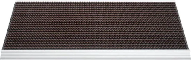 Floortraders Buitenmat – Borstelmat - deurmat buiten – entreemat - 60 x 40 cm – voordeurmat - Bruin