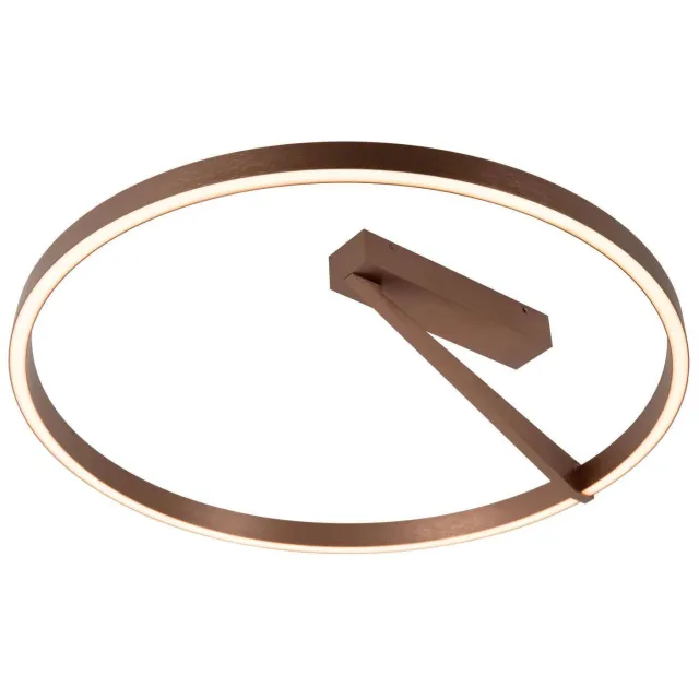 Lucide aluminium dimbare LED plafonniere APPLAUSE Ø 60 cm - koffie