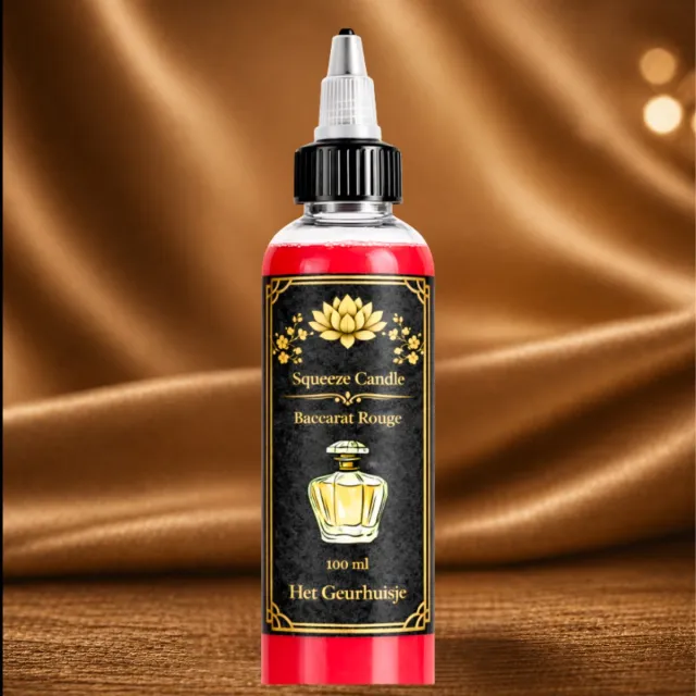 Het Geurhuisje Waxmelt Candle Squeeze: Bacca Red 540 - De Nieuwe Manier van Geurkaarsen - Voor (elektrische) geurbrander - Dierproefvrij Rood