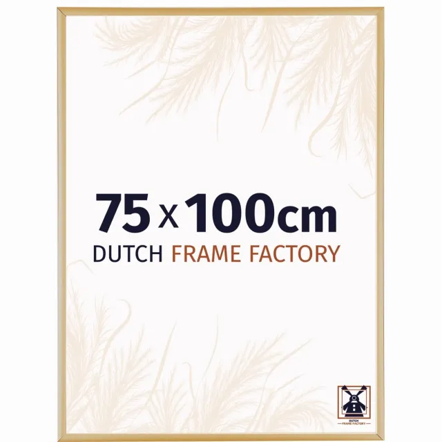 Dutch Frame Factory Fotolijst 70x100 cm - Aluminium - Goud Vintage - Kampen