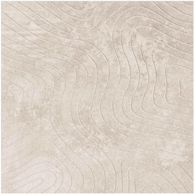 vidaXL Binnen- - en - buitenkleed - PALMERAS - Beige - 240 - x - 240 - cm - Polyester