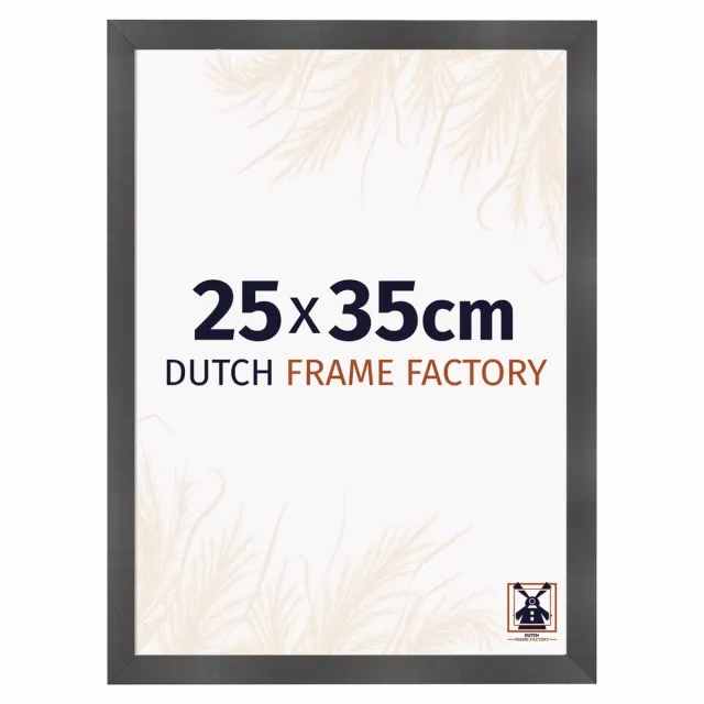 Dutch Frame Factory Fotolijst 25x35 cm - MDF - Zwart Mat - Praag