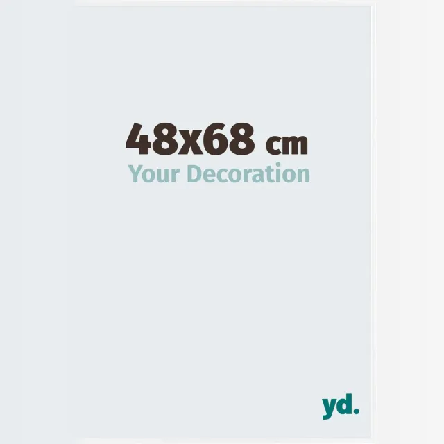 yd. Your Decoration - Fotolijst 48x68 cm - Kunststof - Wit Hoogglans - Evry