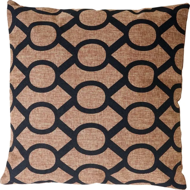 Cosmo Casa Decoratief Kussen - Woonaccessoires - 45x45 cm - Bruin