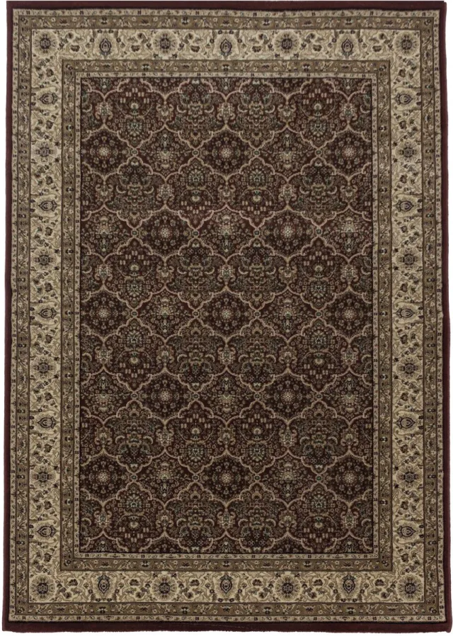 Muratap Tabriz Oosters Klassiek Laagpolig Vloerkleed Rood- 120x170 CM