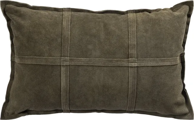 PTMD COLLECTION PTMD Sierkussen Cobie - 60x8x40 cm - Suede - Groen