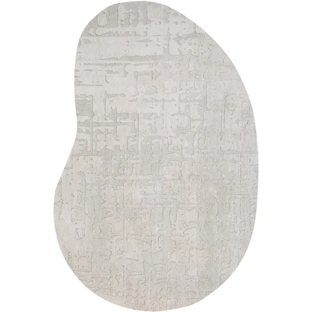 Louis de Poortere Wasbaar Binnen & Buiten Vloerkleed - 170 x 235 cm - Louis De Poortere Baobab Dry Beige - Laagpolig Tapijt - Gerecycled PET - Made in Belgium - Circulair