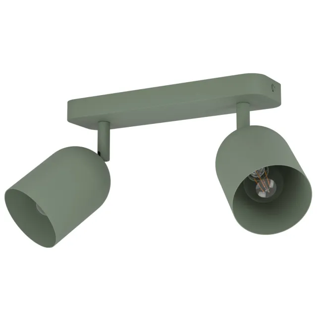 EGLO Tilston Spot - E14 - 28 cm - Groen - Kantelbaar Groen;