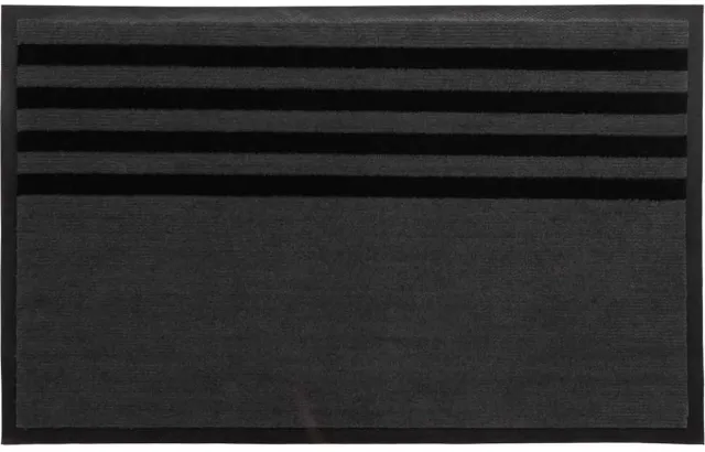 Luance Deurmat Memphis - polypropyleen - grijs - 50 x 80 cm - deurmat binnen