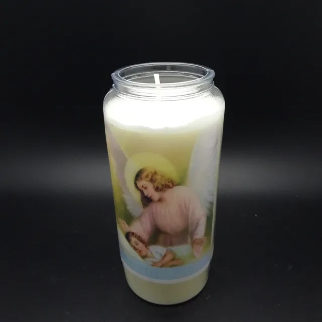 Partijhandel RODO Noveenkaars Engelen 004 - 6 dagen brander (5 stuks) wit